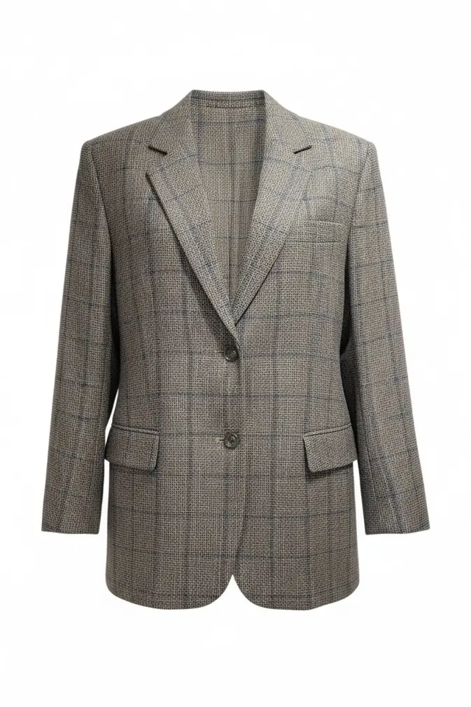 Blazer Bristol de hilo (Beige)