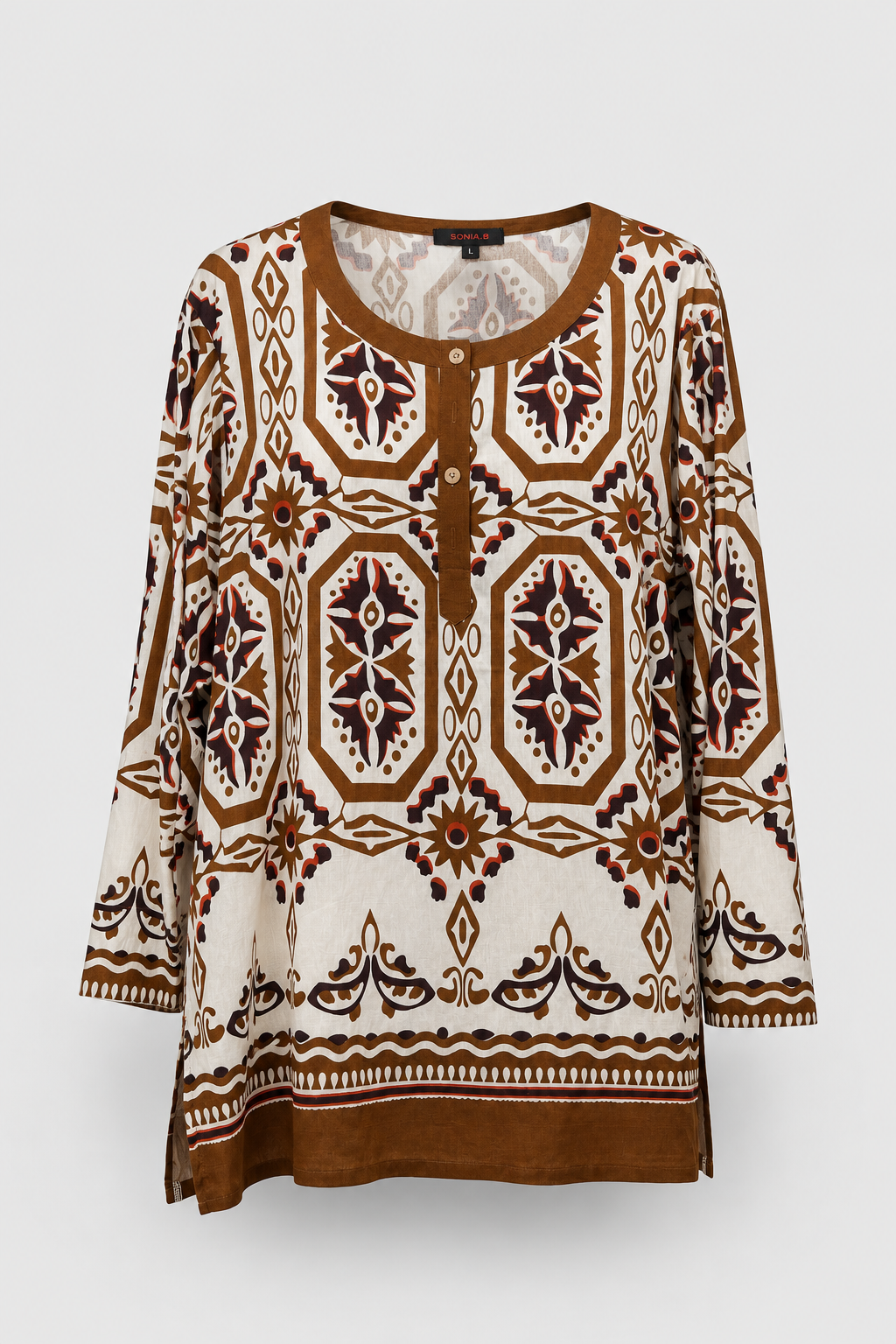 Camisola Sophia Ikatz cognac