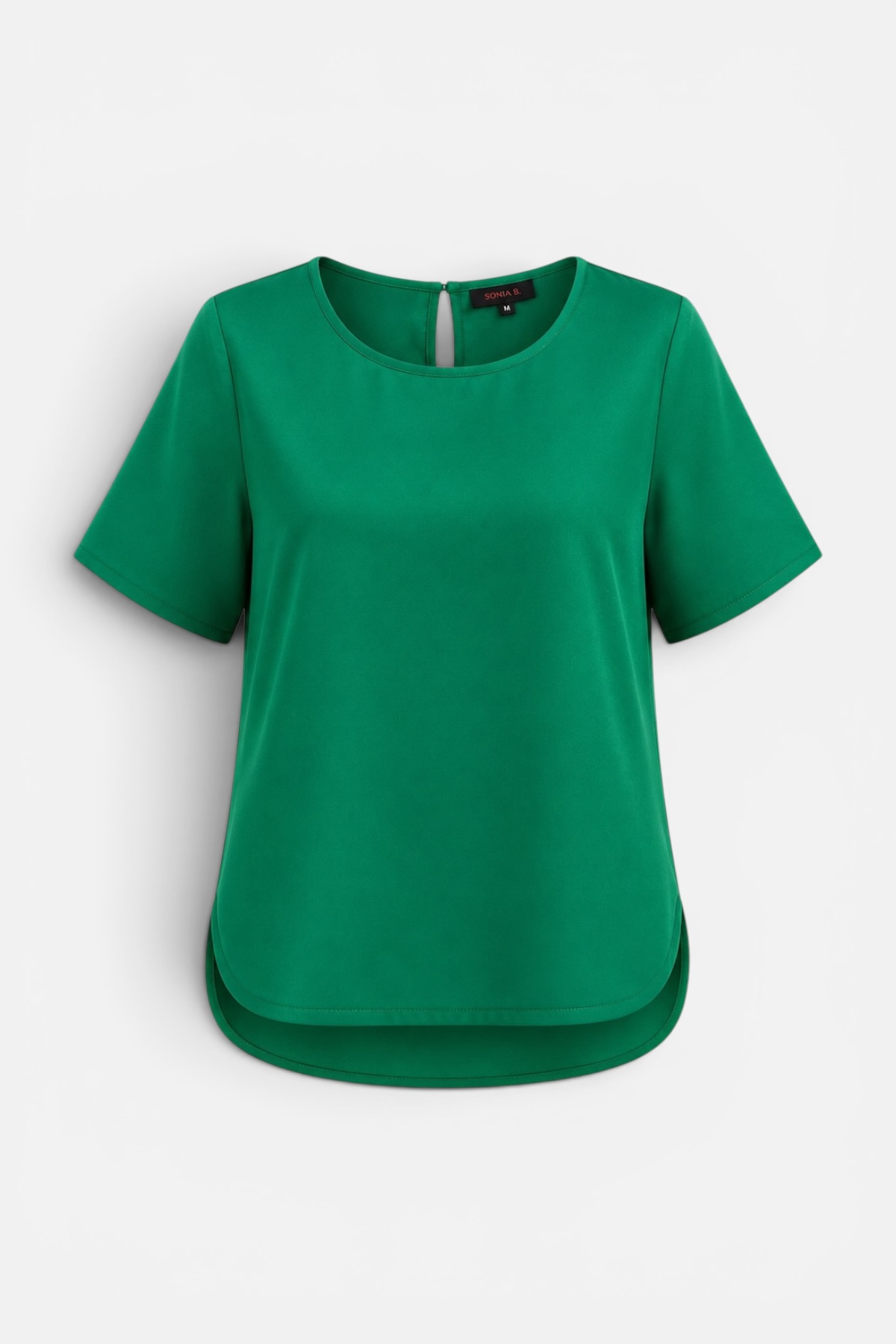 Top Audrey verde esmeralda