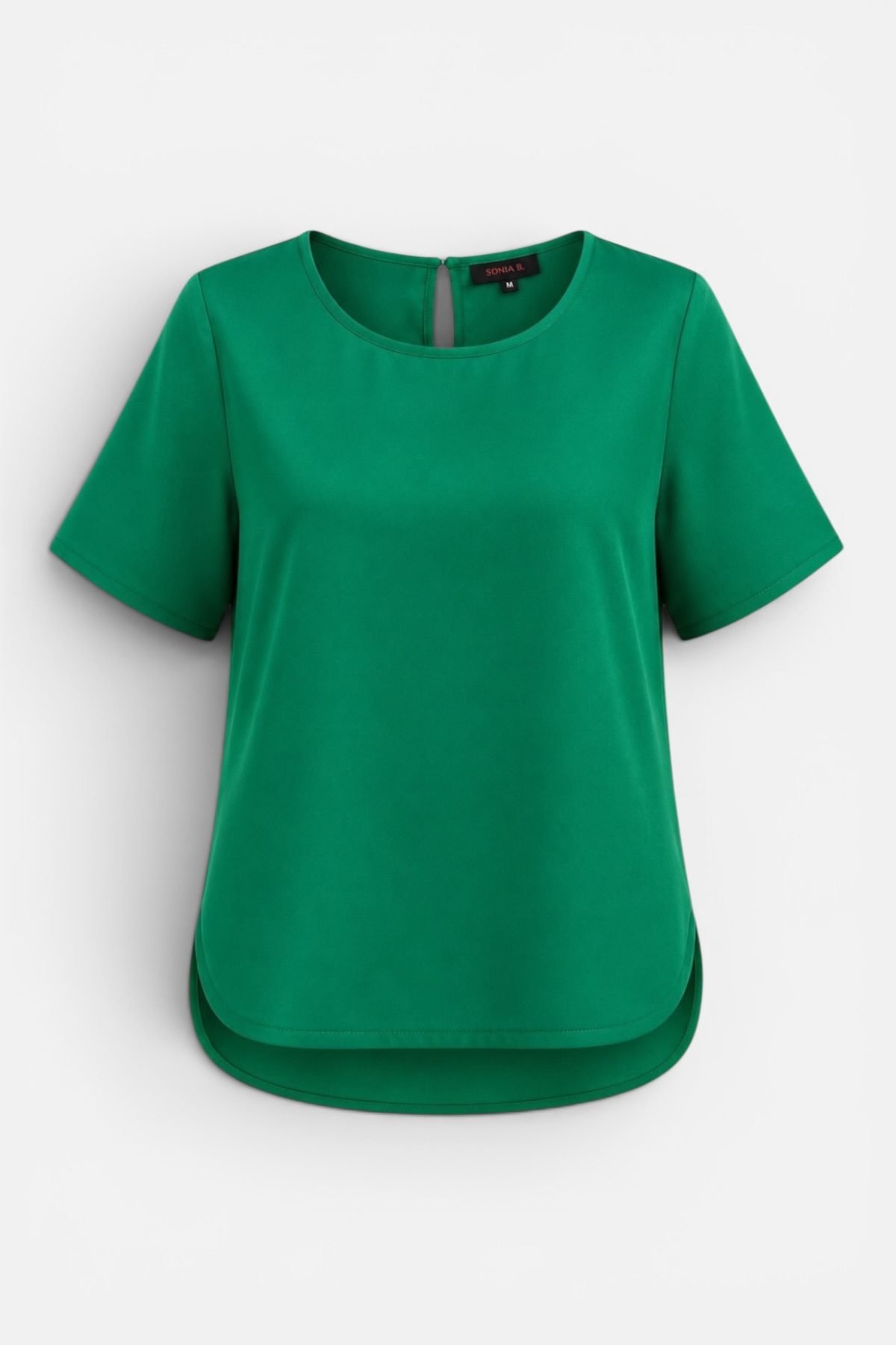 Top Audrey verde esmeralda
